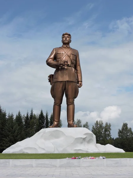 Estátua Kim Sung Coreia Norte — Fotografia de Stock