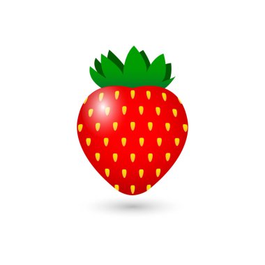 Beyaz bir arka plan üzerinde lezzetli lezzetli taze çilek