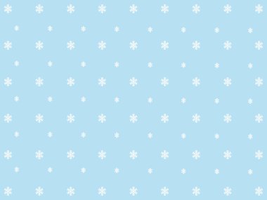 Harika mavi arka plan tasarımı ile beyaz kar taneleri