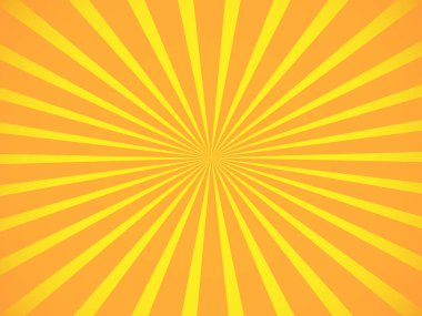 Güzel arka plan kavramı sirk turuncu ve sarı renkli dairesel ışınları ile için