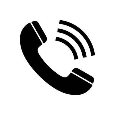 Beyaz bir arka plan üzerinde siyah bir cep telefonu harika tasarımı