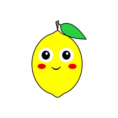 Gözleri beyaz zemin üzerine limon harika bir kavram