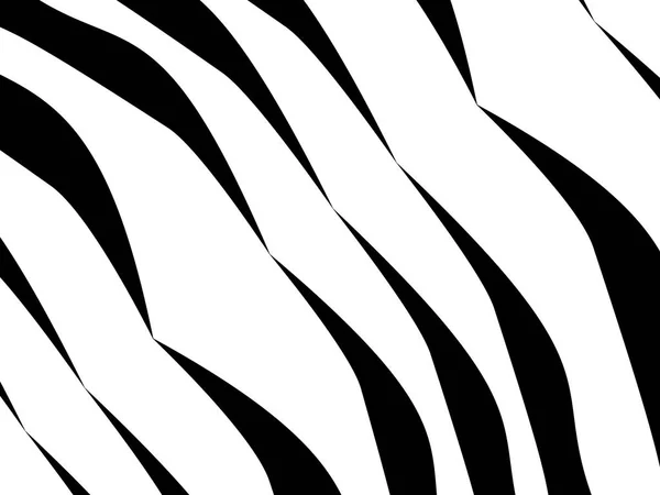 Hintergrund Mit Schwarz Weißen Streifen Tigerstruktur Zebra — Stockvektor