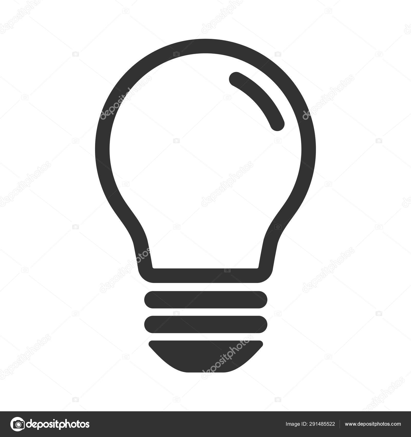 cartoon light bulb isolated white background stock vector c vitalia221 291485522 cartoon light bulb isolated white background stock vector c vitalia221 291485522