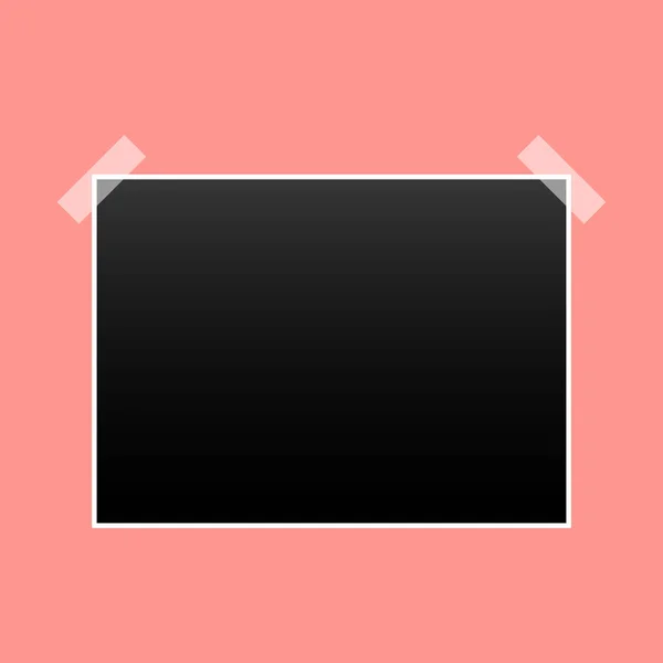 Ikona Fotografického Vektoru Izolovaná Bílém Pozadí — Stockový vektor