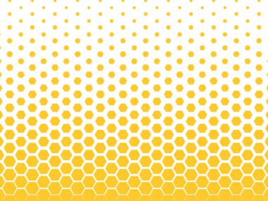 Soyut doku altıgen hücre vektör illüstrasyon arka planını imzalar. Bal peteği arıları kovan hücreleri desen işareti. Komik arı bal, pankart veya duvar kağıdı için vektör simgelerini şekillendirir. 