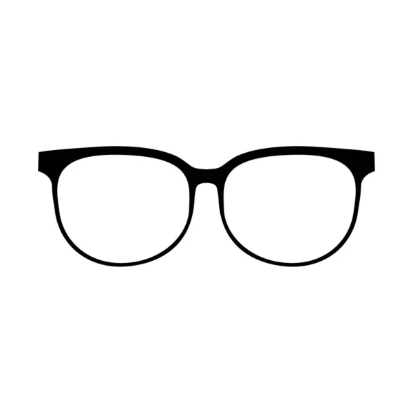 在白色上孤立的眼镜图标向量图 — 图库矢量图片