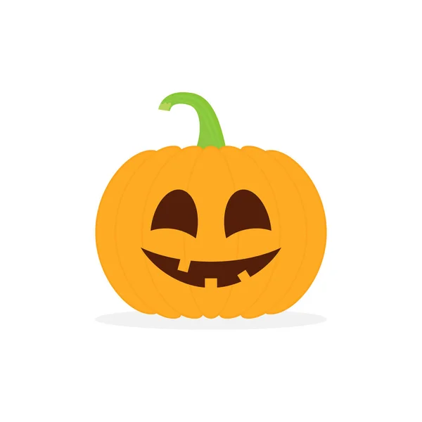 Vetor Caráter Abóbora Halloween Feliz Bonito Abóbora Vegetal Para Outono —  Vetores de Stock