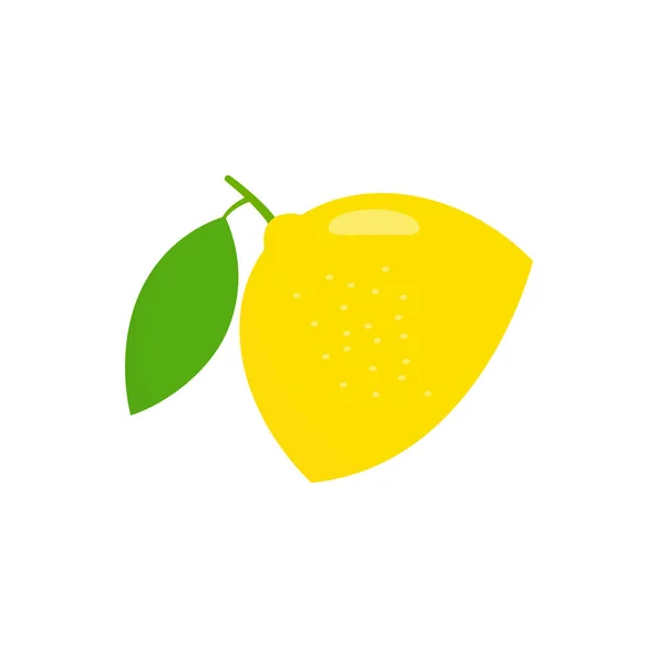Значок Ломтика Лимона Иллюстрация Вектора Мира Лимона Изолирована Белом Символ — стоковый вектор