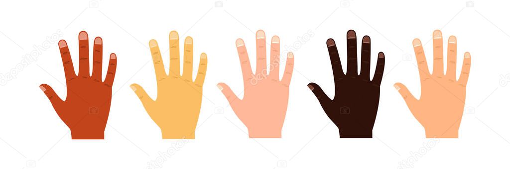 ✓ against racism and discrimination free vector eps, cdr, ai, svg vector  illustration graphic art