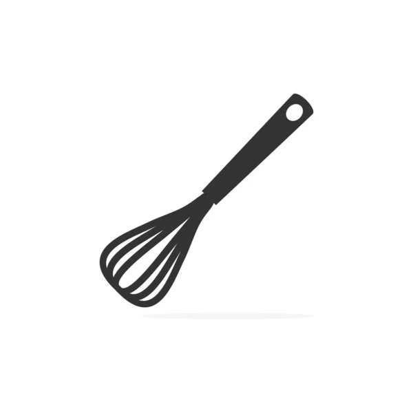 Whisk Ícone Preto Corolla Balão Para Whisking Mixagem Ilustração Estoque —  Vetores de Stock