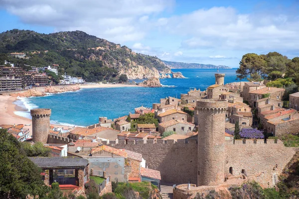 Moře Krajina Badia Zálivu Tossa Mar Girona Katalánsko Španělsko Poblíž — Stock fotografie