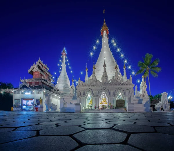 Templo Mae Hong Son City Tailandia —  Fotos de Stock