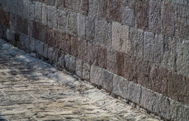 Budva içinde stonework eski şehir