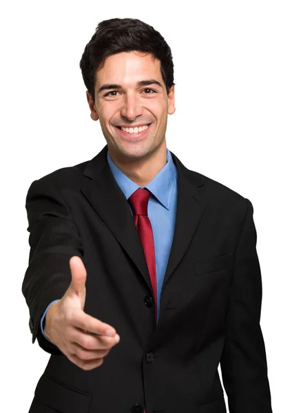 Businessman Giving You Handshake Stock Picture