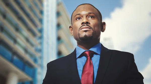 African Male Manager City — Stock Photo, Image