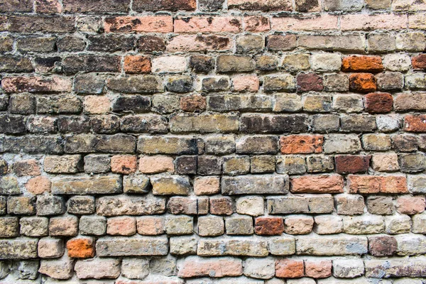 Alte Grunge Ruinierte Backsteinmauer Hintergrundstruktur — Stockfoto