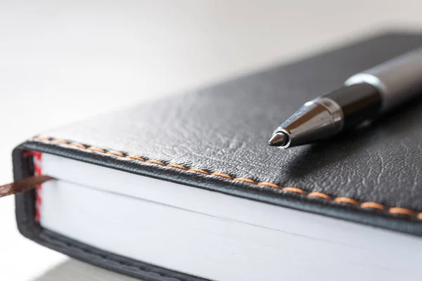 Close Pen Book — Stock Photo, Image