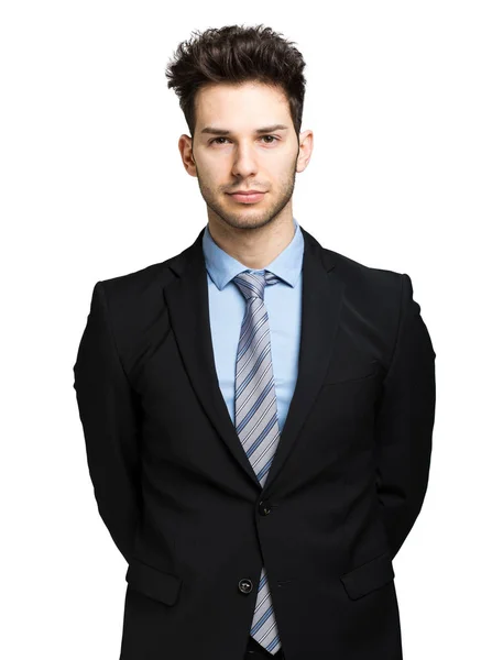 Young Manager Isolated White Background — Stock Photo, Image