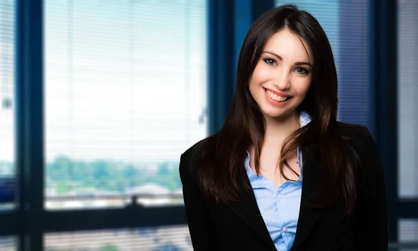 Hermoso Retrato Mujer Negocios Oficina — Foto de Stock