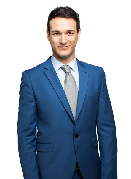 Young Manager Portrait Isolated White Background — Stock Photo, Image