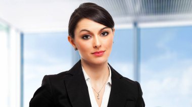 Ofiste genç kadın Yöneticisi