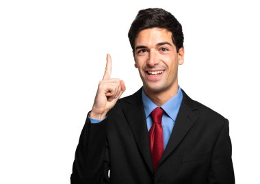 Çözümü olan genç bir iş adamı