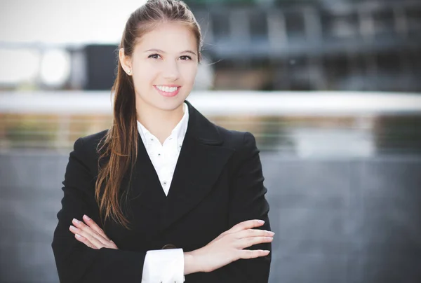 Schöne Managerin Der Stadt — Stockfoto