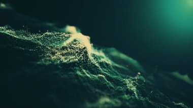 Arka plan ile taşıma ve titreme parçacıklar. Zemin bokeh