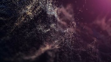 Arka plan ile taşıma ve titreme parçacıklar. Güzel arka plan rahatlatıcı.