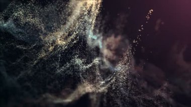 Arka plan ile taşıma ve titreme parçacıklar. Güzel arka plan rahatlatıcı.