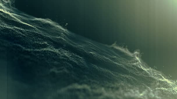 Fond abstrait avec des particules mobiles et scintillantes. Sur fond de détente béatifique .