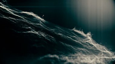 Arka plan ile taşıma ve titreme parçacıklar. Güzel arka plan rahatlatıcı.