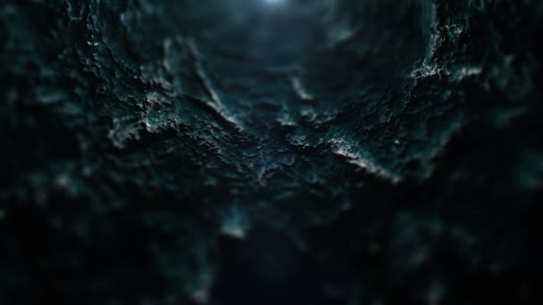 Pass the camera through the old and ancient surface. An excellent background introductory screensaver for thrillers, horror movies and your videos. — Stock Video