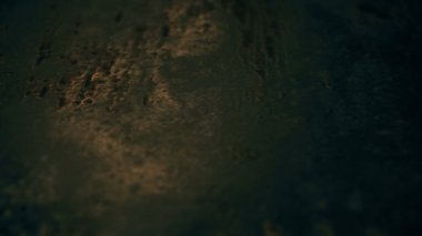 Eski ve antik yüzey kameradan geçmek. Gerilim, korku filmleri ve videoları bir mükemmel arka plan tanıtım ekran koruyucu.