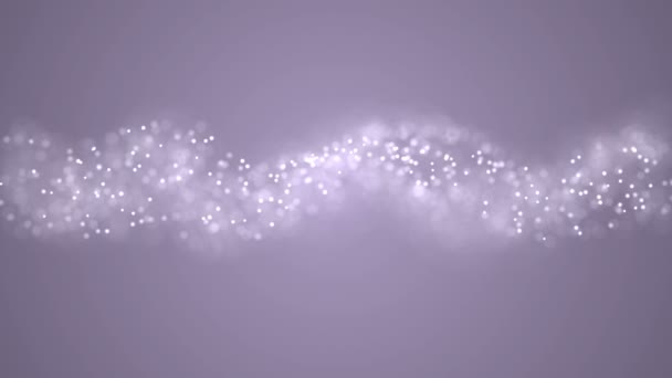 Arany részecskék. Természetes lebegő szerves részecskék a szép háttér. Csillogó részecskéket a Bokeh. Lassú mozgás. — Stock videók