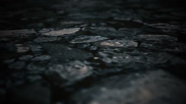 Eski ve antik yüzey kameradan geçmek. Gerilim, korku filmleri ve videoları bir mükemmel arka plan tanıtım ekran koruyucu.