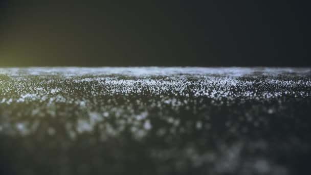 Fond abstrait avec des particules mobiles et scintillantes. Sur fond de détente béatifique .