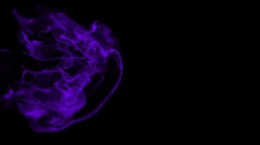 Sıvı parçacıkların soyut backgraund. Güzel arka plan rahatlatıcı üzerinde. Işıltılı parçacıklar Bokeh ile. Ağır çekim