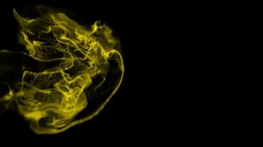 Sıvı parçacıkların soyut backgraund. Güzel arka plan rahatlatıcı üzerinde. Işıltılı parçacıklar Bokeh ile. Ağır çekim