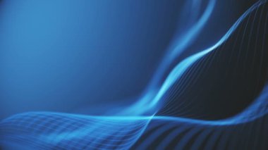 Renkli dalga degrade animasyon.. Gelecekteki geometrik desenler hareket arka planı.