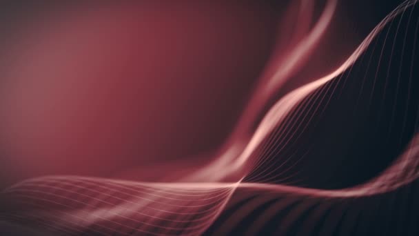 Kolorowa animacja gradientu fali.. Przyszłe wzory geometryczne tło ruchu. — Wideo stockowe