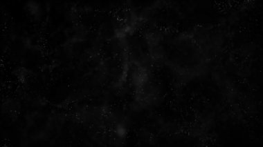 Titreşen parçacıklar, parçacıkların rasgele hareket. Güzel arka plan rahatlatıcı üzerinde. Bokeh ile ışıltılı parçacıklar