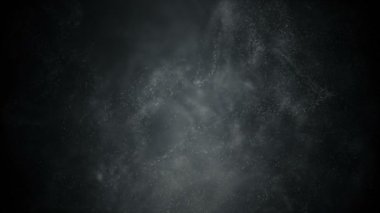 Hareketli ve titreşen parçacıklar ile soyut arka plan. Titreyen Parçacıklar, parçacıkların rastgele hareketi. Beatiful rahatlatıcı Arka Plan. Bokeh ile Pırıltılı Parçacıklar