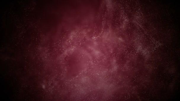 Abstract background with moving and flicker particles. Flickering Particles, random motion of particles.On beatiful relaxing Background. Glittering Particles With Bokeh — Stock Video