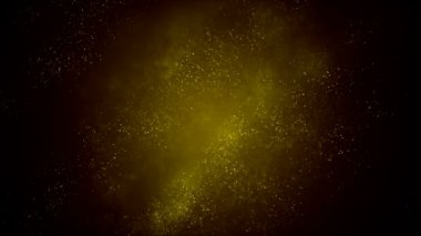 Hareketli ve titreşen parçacıklar ile soyut arka plan. Titreyen Parçacıklar, parçacıkların rastgele hareketi. Beatiful rahatlatıcı Arka Plan. Bokeh ile Pırıltılı Parçacıklar