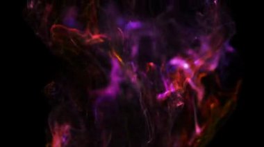 Sıvı parçacıklarının soyut arka planı. Beatiful rahatlatıcı Arka Plan. Bokeh ile Pırıltılı Parçacıklar. Yavaş çekim