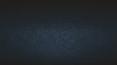 Titreşme parçacıkları, parçacıkların rastgele hareketi. Güzel rahatlatıcı arka plan üzerinde. Volumetrik ışıkta bokeh Ile ışıltılı parçacıklar