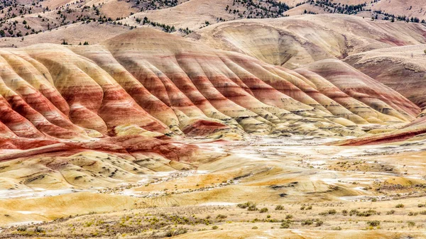 Colorido Paisaje Painted Hills John Day Camas Fósiles Oregon —  Fotos de Stock