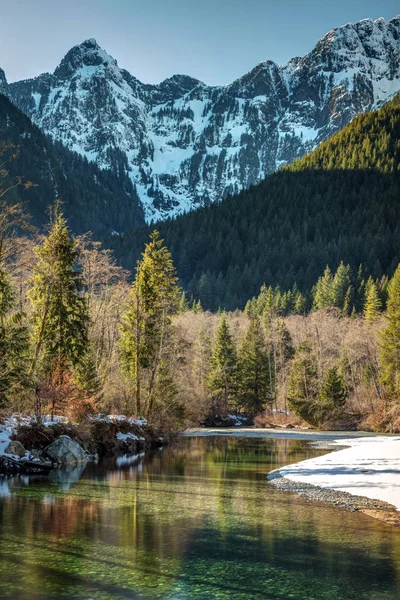 Mountains River Golden Ears Provincial Park British Columbia Canada — Stock Photo, Image